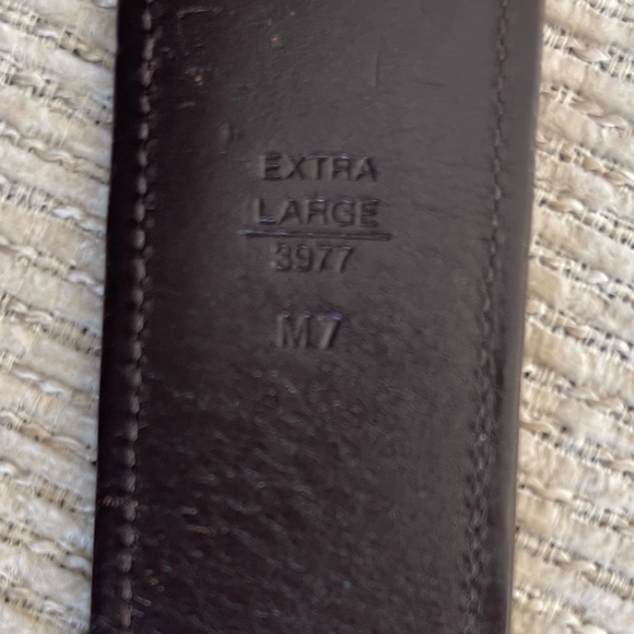 COACH Signature Monogram Leather Canvas Belt XL Preppy Classic Brown Tan - Picture 7 of 9